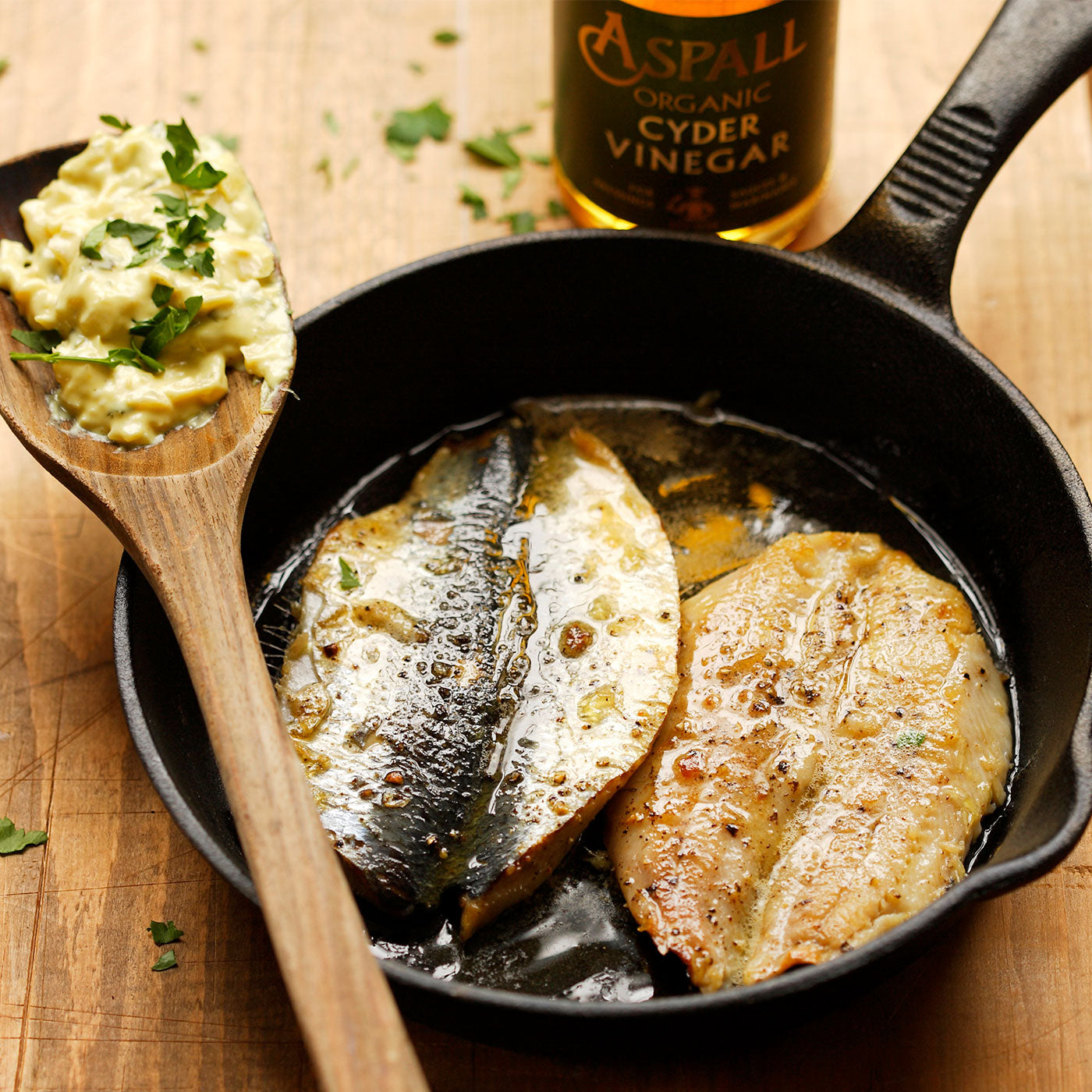 Fried Herrings with Mustard Sauce | Apple Cider Vinegar Recipe